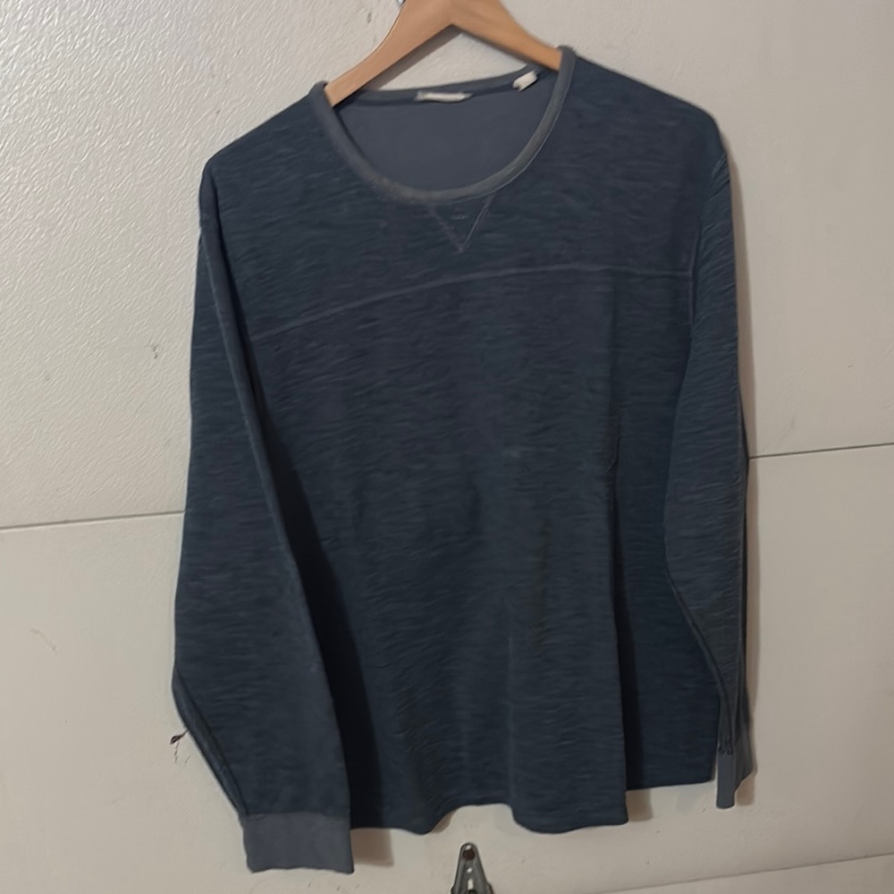Men's Blue Long Sleeve Shirt
